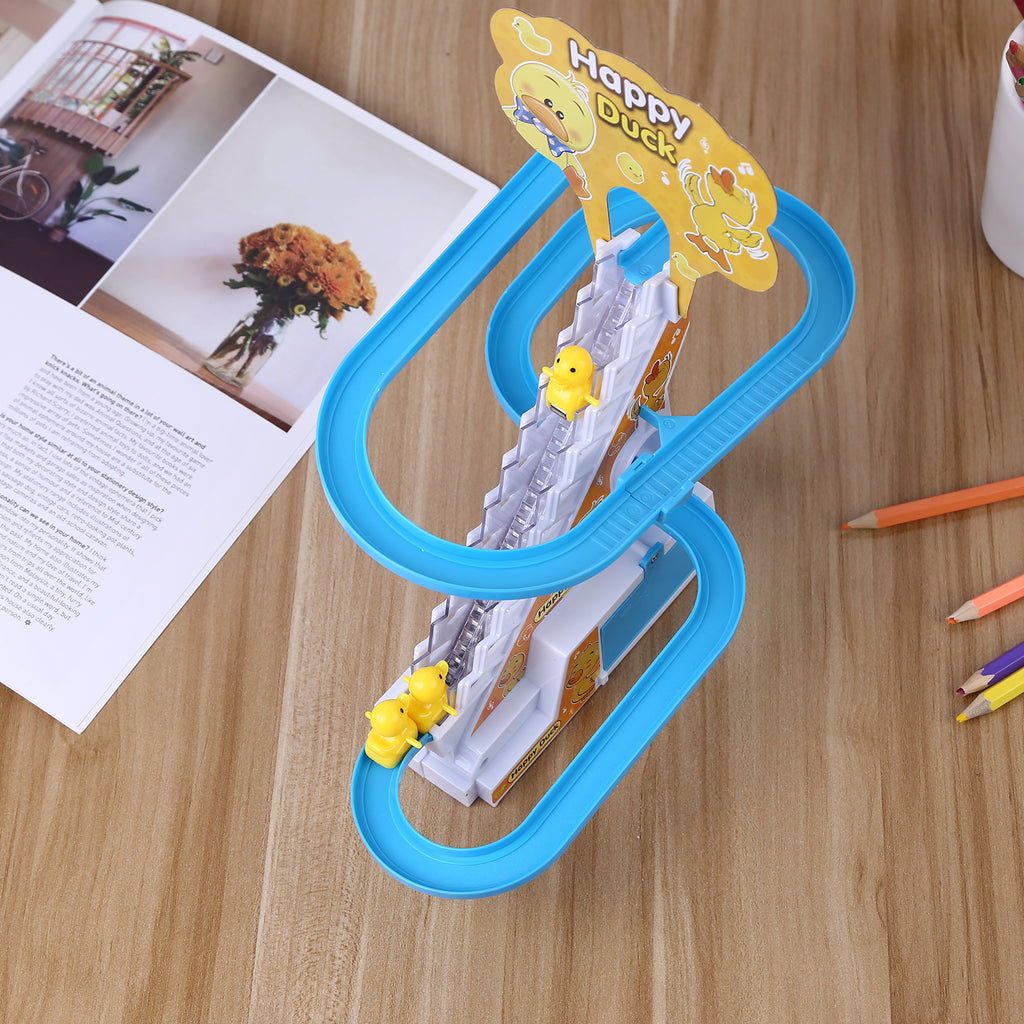Duck Roller Coaster Toys 4 Pieces Educational Toys with Race Track M3427