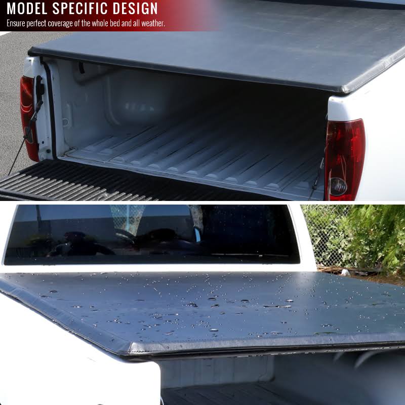 Tri-Fold Tonneau Cover for Nissan Frontier King Cab T8023