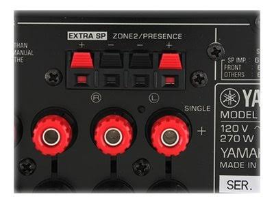 Black 7.2 Channel AV Receiver H142795