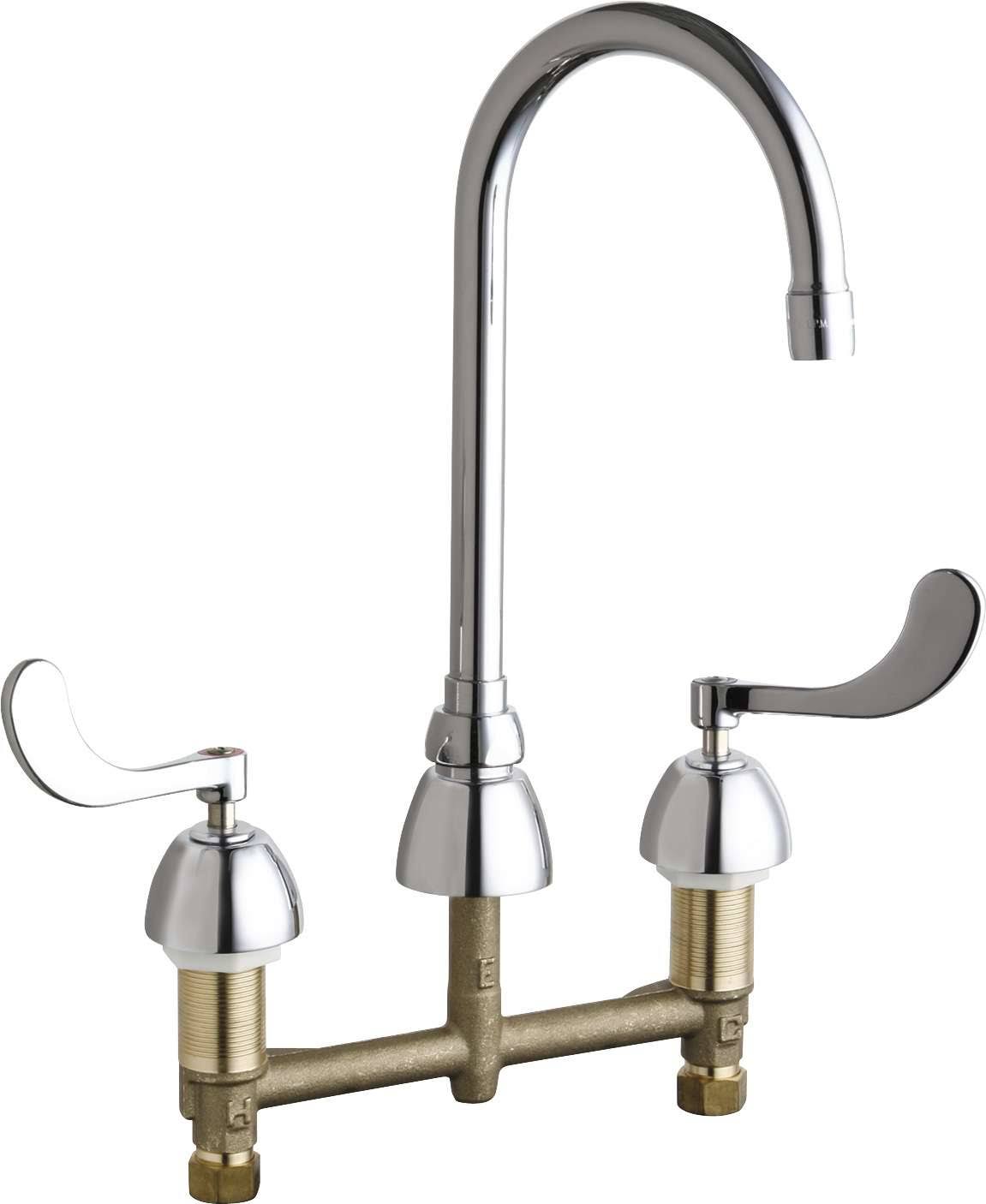 Concealed Hot and Cold Water Sink Faucet P21417