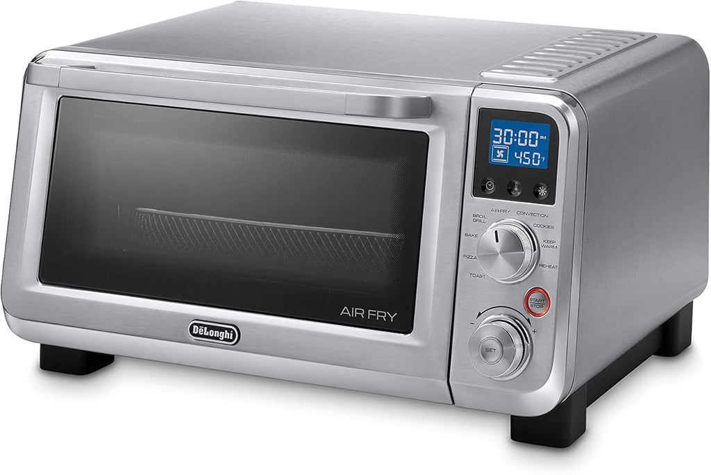 Stainless Steel 9-in-1 Digital Air Fry Convection Toaster Oven with Cooking Accessories H2488