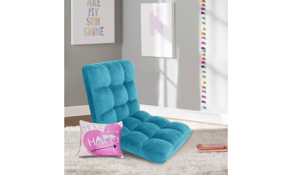 Aqua Armless Ergonomic Recliner Chair S7954
