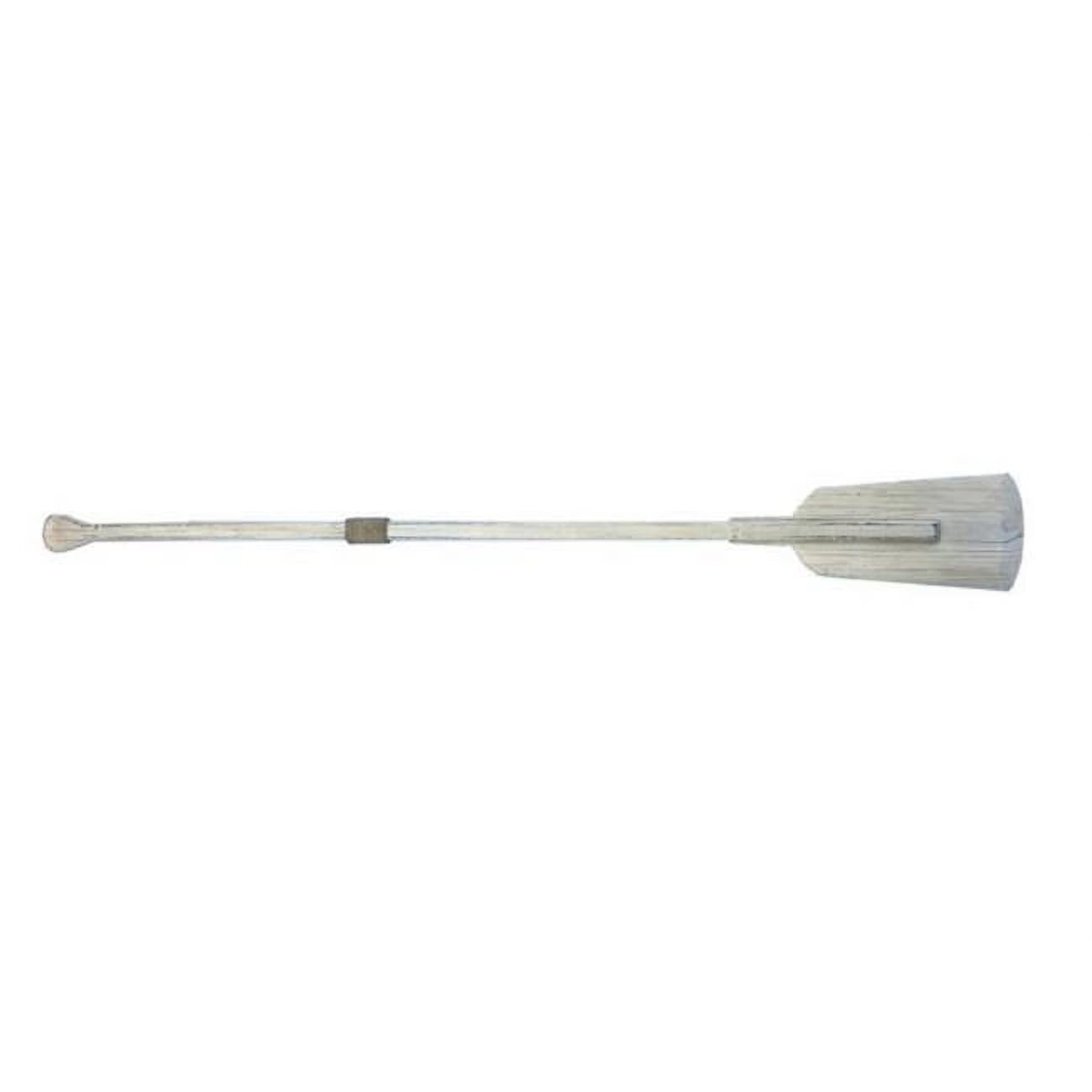 Wooden Rustic Whitewashed Decorative Boat Rowing Oar Z51636