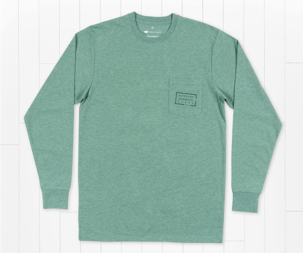 Washed Red Long Sleeve Tee P22411
