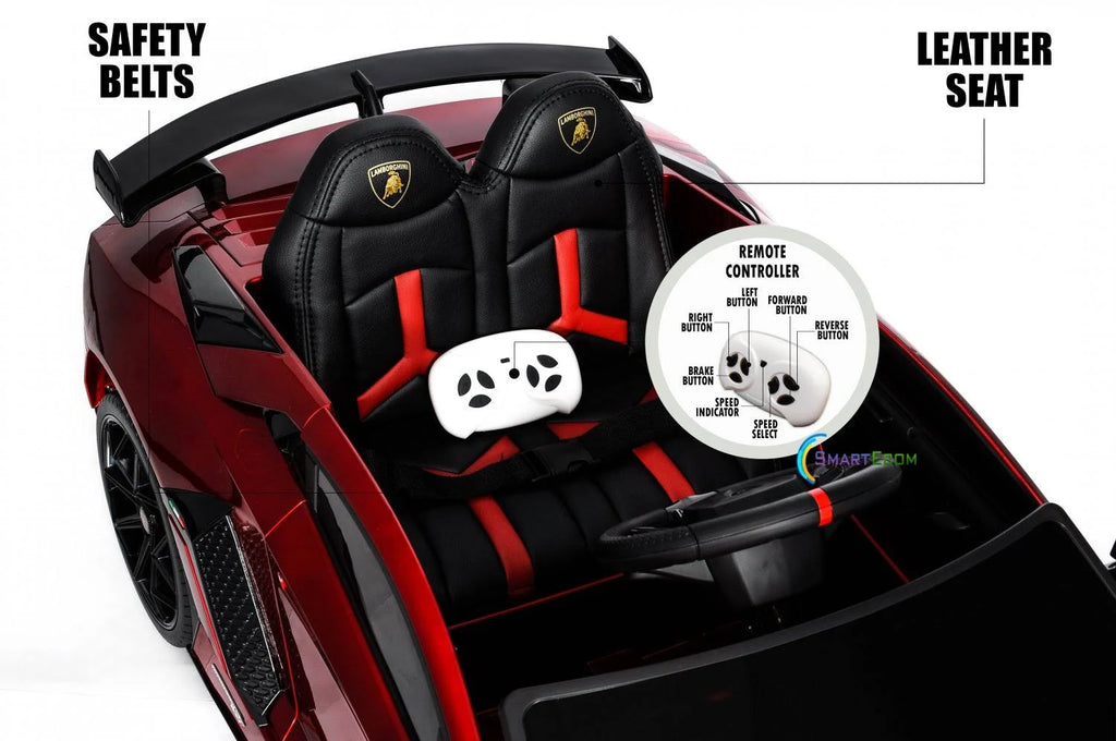 Red 12V Ride on Toy Car with Remote Control M825
