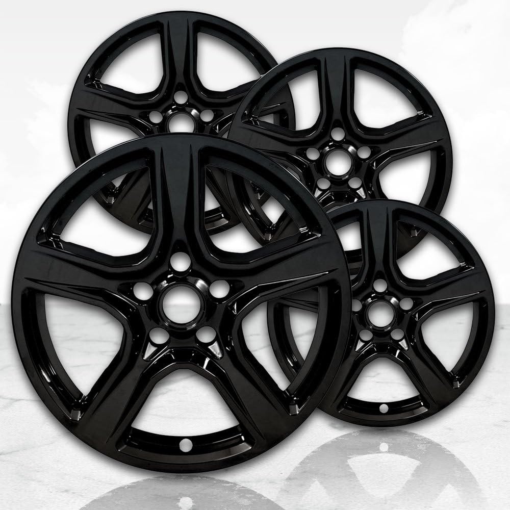 18" Gloss Black Wheel Skins (Set of 4) O8337