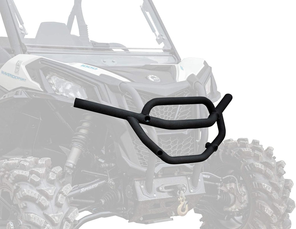 Black Heavy Duty Front Bumper D401